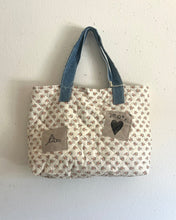 Load image into Gallery viewer, Quilted tote ~ medium vintage floral